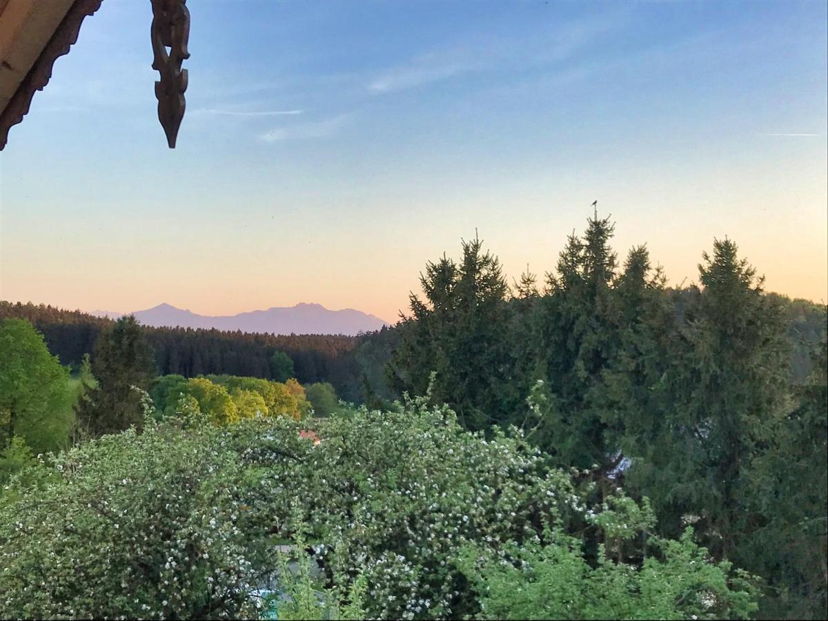 Ferienwohnung Kaindl Chieming Bagian luar foto